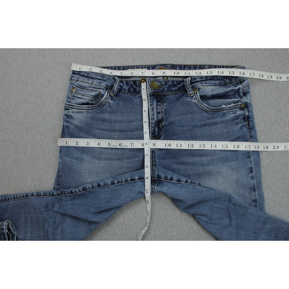 Kut From the Kloth Jeans Womens 10 Blue Cotton Blend Stretch Boyfriend Mid-Rise - Picture 7 of 8